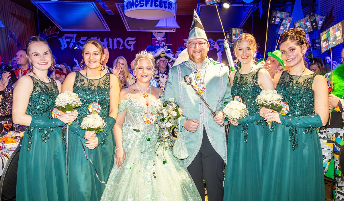 Foto vom Prinzenpaar & Ehrendamen