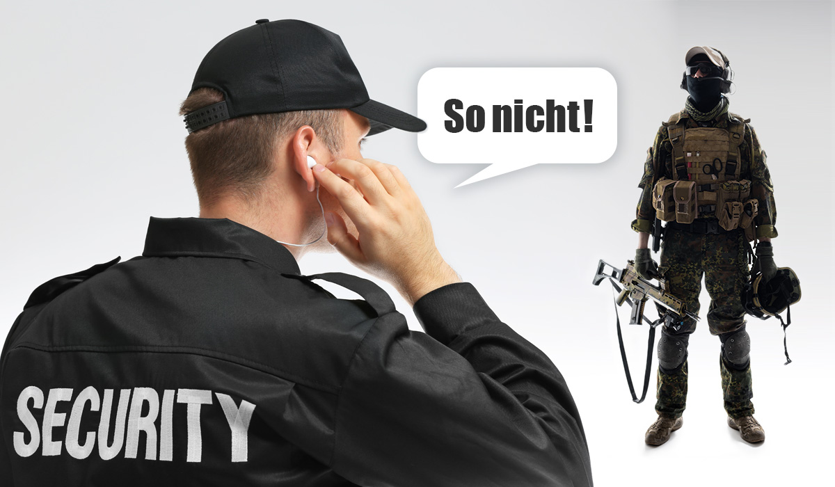 Bild von der Sicherheits